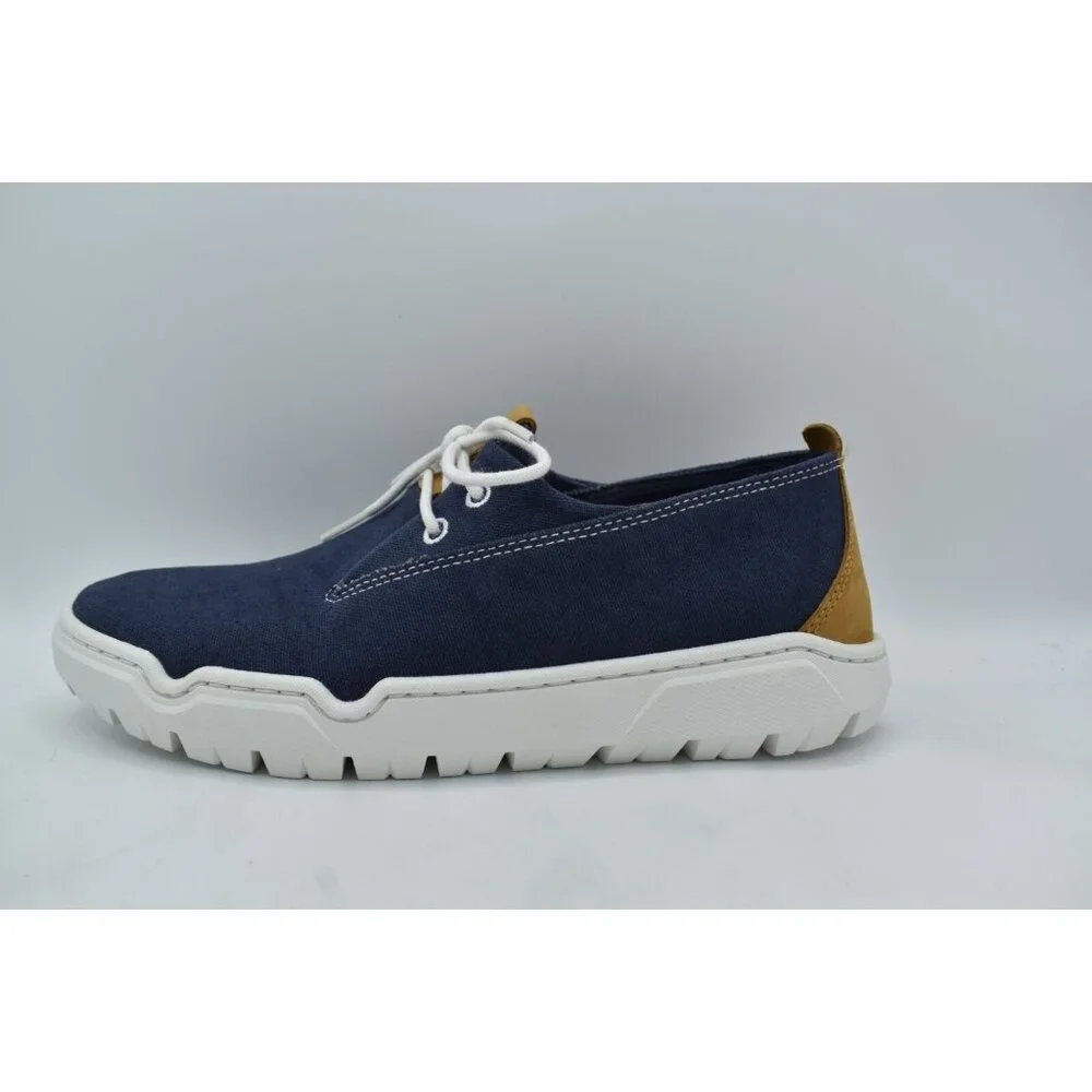 Timberland Mens Size 12 Timberloop Go Roam Dark Blue Canvas Low Sneakers‎